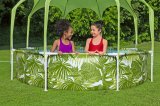 Bestway 56432 / 23 swimmingpool til over jorden Indrammet pool Rund 1688 L Bl�, Gr�n, Hvid #15