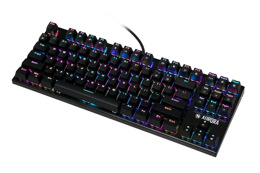 iBox IKGMK2R tastatur Spil USB QWERTY US engelsk Sort #27