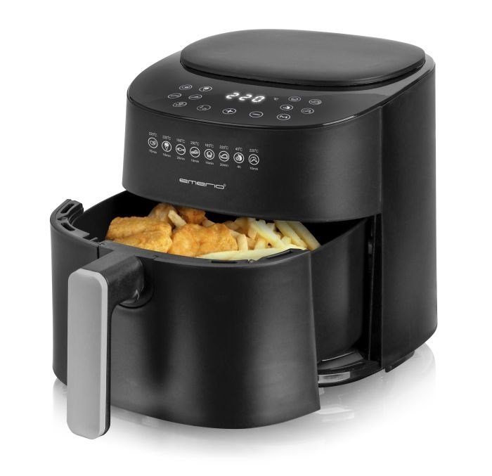 Emerio AF-129369 frituregryde Enkelt 4,5 L Enkeltst�ende 1300 W Varmluftsteger Sort #1
