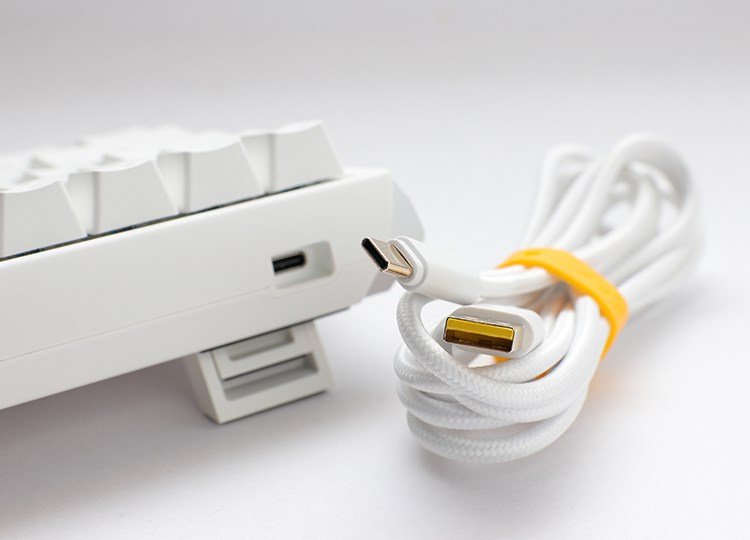 Ducky One 3 Classic Pure White SF tastatur Spil USB Tysk Hvid #6