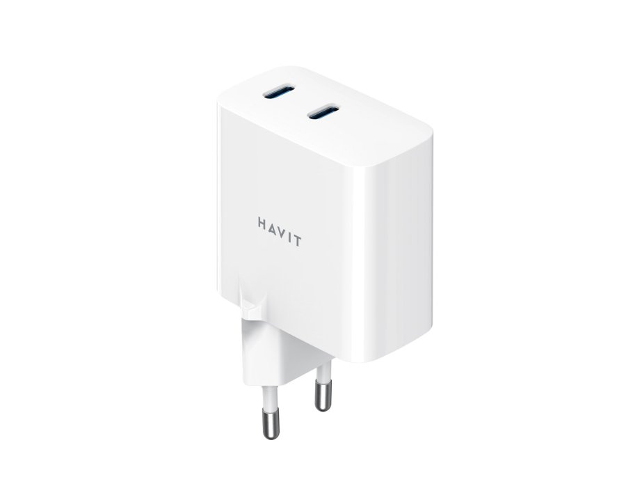 Havit UC45 EU - GaN 45 W rejseoplader med to porte, sort #2