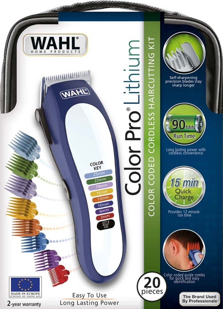 Wahl ColorPro Sort, Hvid Lithium-Ion (Li-Ion) #22