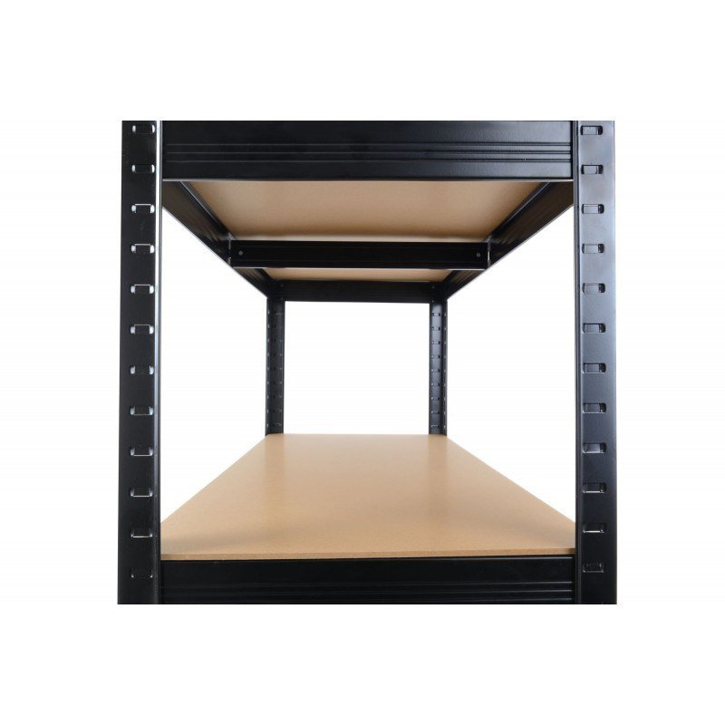 Topeshop REGA P9030 CZARNY lagerhylde til havevrktj Fritstende Galvaniseret stl, MDF #7