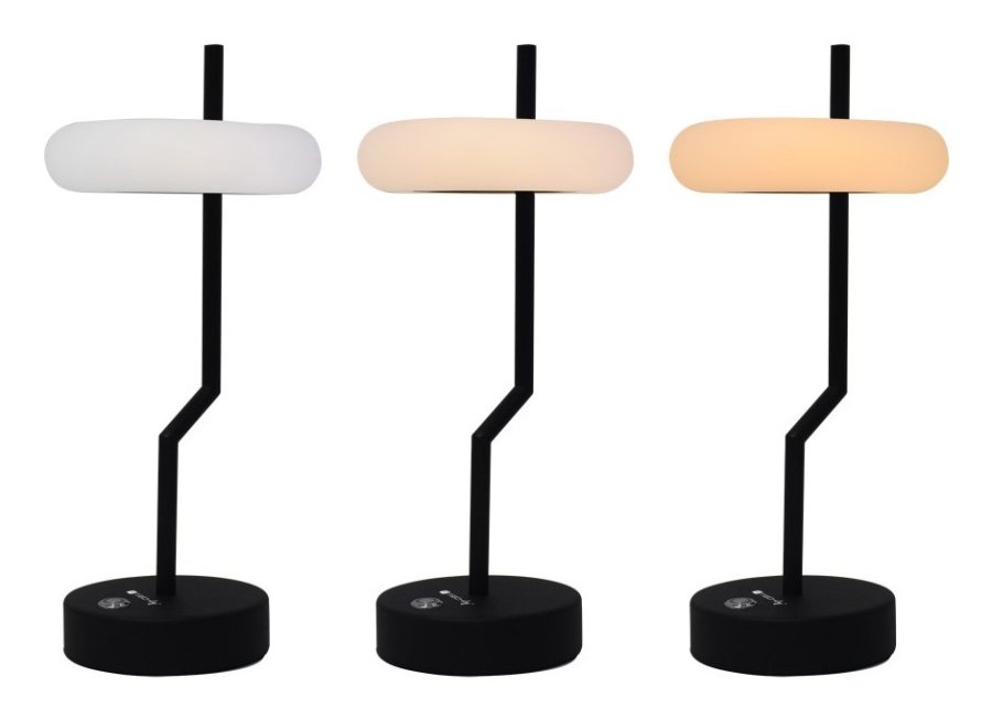 Techly I-LAMP-TABLE2 bordlampe Ikke-udskiftelig pre(r) 2 W LED Sort, Hvid #6