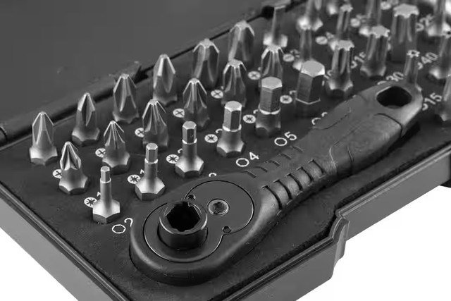 NEO TOOLS bits�t med holder, 38 dele #7