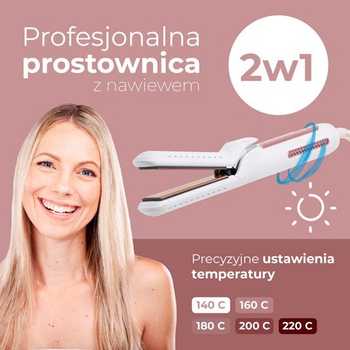 Adler Professional Airflow Styler | AD 2326 | Ceramic heating system | Temperature (min) 140 C | Temperature (max) 220 C | Number of heating levels 5 | White #9