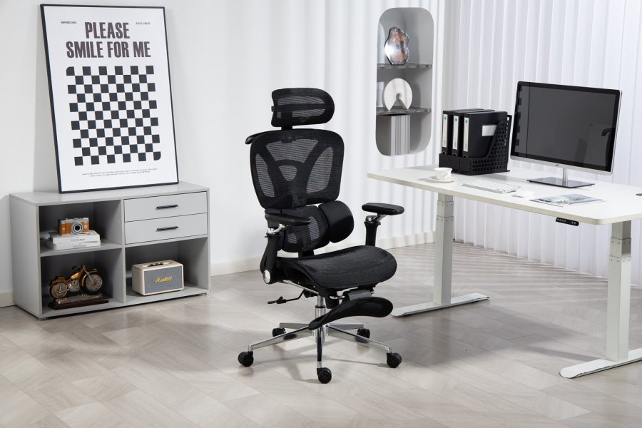 Activejet ergonomisk kontorstol YK848 sort #53