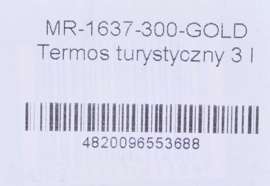 Rejsetermokande 3 l MR-1637-300-GOLD Maestro #5