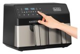 BLACK+DECKER Air Fryer Dual Basket 2500W #2