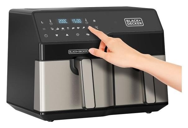 BLACK+DECKER Air Fryer Dual Basket 2500W #2