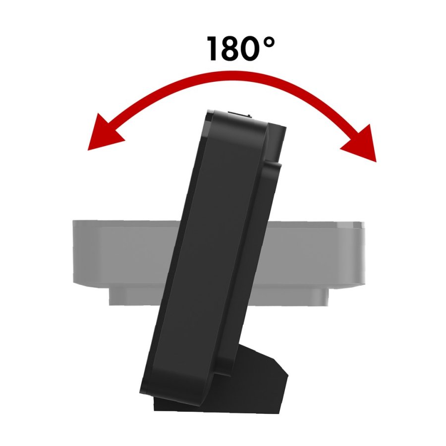 Digital LED-radiowecker med GreenBlue-projektor, FM-radio, alarm, 12/24-timers ur, str�mforsyning USB 5V DC + CR2032, GB172 #8