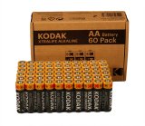 Kodak XTRALIFE alkaline AA battery (60 pack) #1
