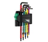 Wera 967/9 TX BO Multicolour 1 L-Key Set for TORX, BlackLaser #3