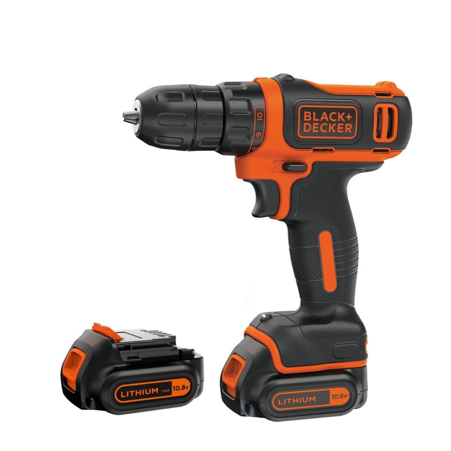 Black & Decker BDCDD12KB-QW bor Nglefri Sort, Orange #4