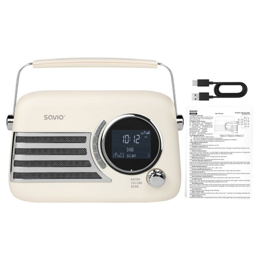 SAVIO RS-04 B�rbar radio, DAB+ #2