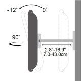 Techly ICA-PLB 147XL tv-beslag 177,8 cm (70