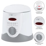 Clatronic FFR 2916 Enkelt 1 L Enkeltstende 900 W Frituregryde Gr, Hvid #9