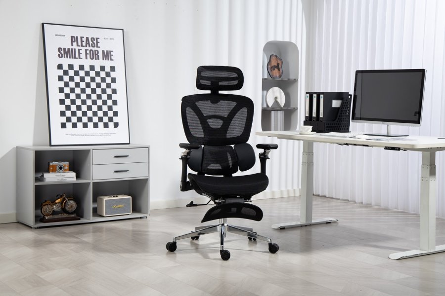 Activejet ergonomisk kontorstol YK848 sort #38