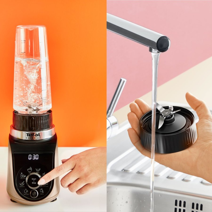Tefal Blend Up BL190AF0 blender 0.85 L Tabletop blender 1000 W Beige, Black, Transparent #15
