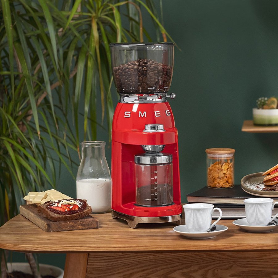 Smeg 50's Style Kaffekvrn CGF11RDEU Rd #6