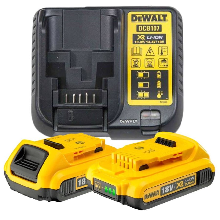 DEWALT Skruemaskine 18V DCD771D2 2x2.0Ah #2