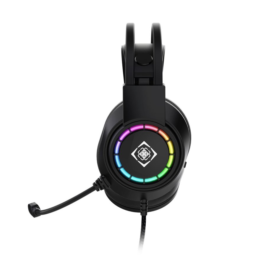 Deltaco Gaming DH220 USB Stereo Gaming Headset, RGB, Black #4