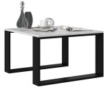 MODERN MINI bord 67x67x40 cm Hvid/Sort #2