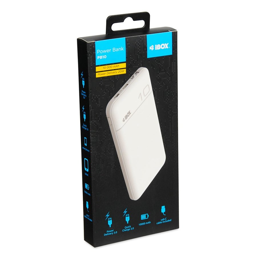 iBox IPB10 powerbank Lithium-Ion (Li-Ion) 10000 mAh Hvid #16