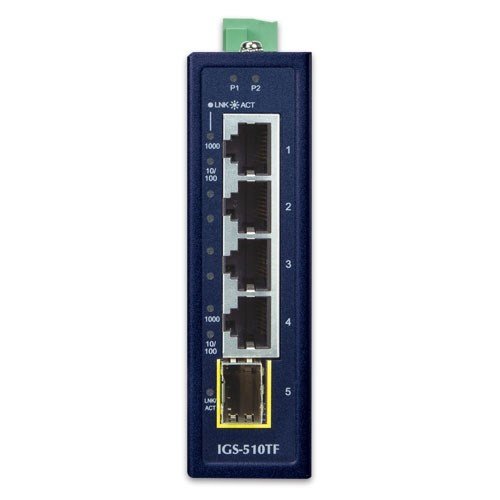 PLANET IGS-510TF netvrksswitch Ikke administreret Gigabit Ethernet (10/100/1000) Bl #3