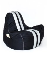 Puf GO GIFT Hvid Sort Oxford tejido antidesgarros 140 x 100 x 100 cm 140 x 100 cm #1