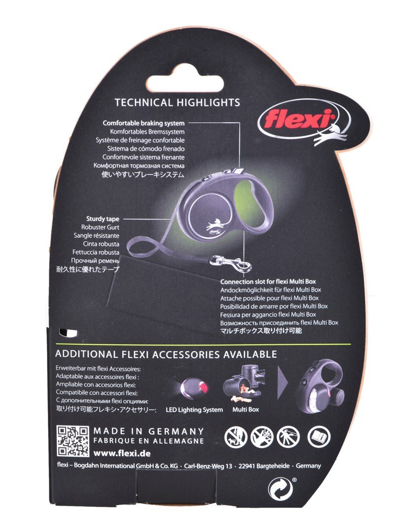 Flexi Black Design S 5 m Fleksibel hundesnor #5