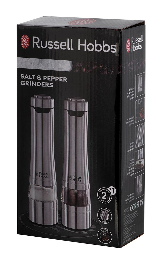 Mlle til krydderier Russell Hobbs RU-23460-56 Slvfarvet Stl (2 enheder) #7