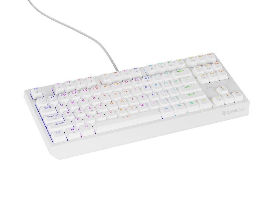 GENESIS Thor 230 TKL tastatur Spil USB + RF Wireless + Bluetooth QWERTY Hvid #5