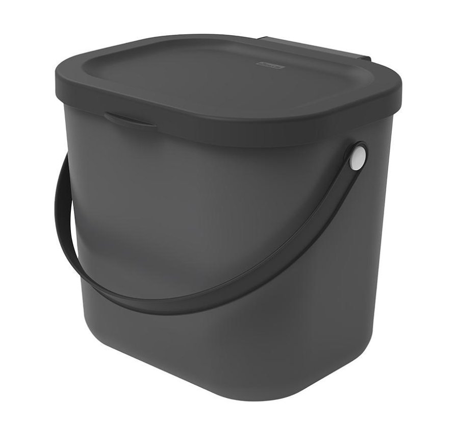 ROTHO Albula Anthracite - beholder til affaldssortering - 6l #1