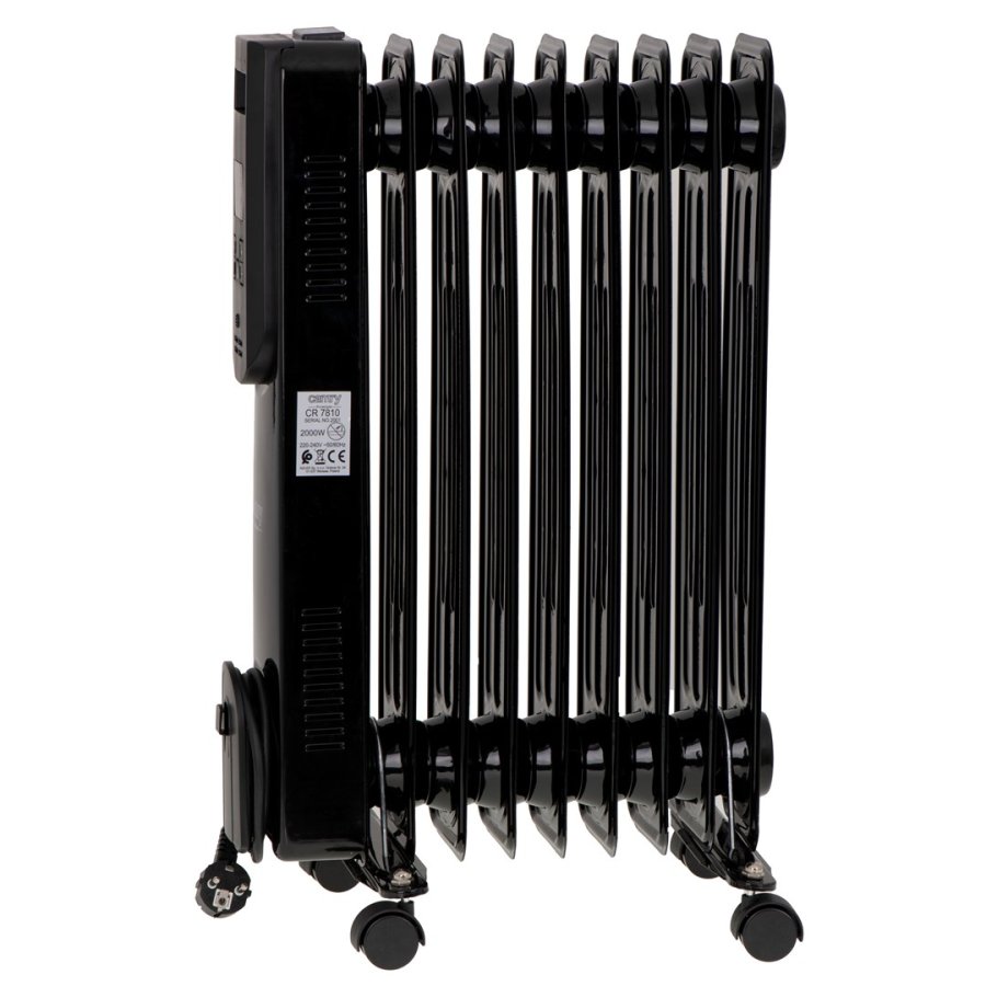 Camry | Heater | CR 7810 | Oil Filled Radiator | 2000 W | Number of power levels 3 | Black #3