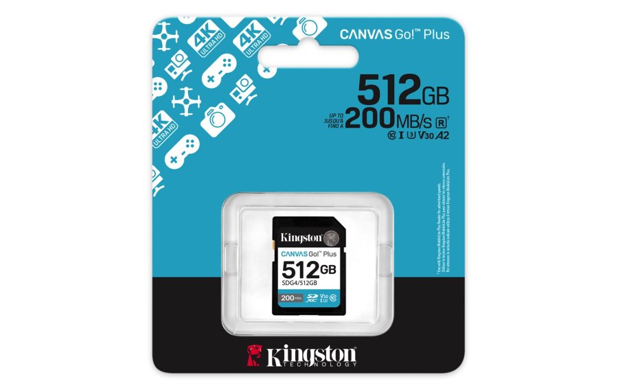 Kingston Technology Canvas Go! Plus 512 GB SDXC Canvas Go Plus Gen4 200 MB/s C10 UHS-I U3 V30 #3