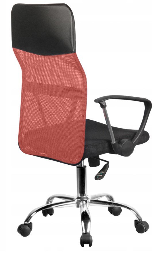 Topeshop KRZESO NEMO CZERWON Computermbel og kontorstol Polstret sde Rygln i net #3
