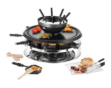 Unold 48726 raclette grill 8 person(er) 1300 W Sort, Rustfrit stl #3