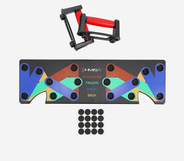 MULTIFUNKTIONELT PUSH-UP BOARD HMS PU10 RD #1