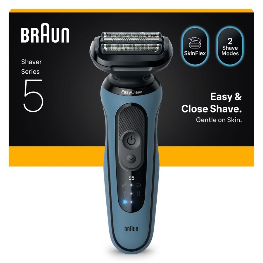 Braun Series 5 52-A1000S barbermaskine til ham Folie shaver Bl� #2