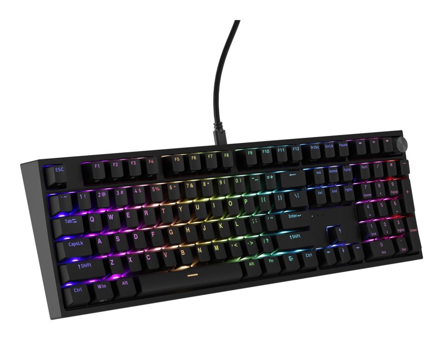 KLAWIATURA DLA GRACZY GENESIS THOR 404 US PODWIETLENIE RGB MECHANICZNA CZARNA GATERON YELLOW PRO #6