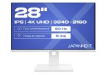 JAPANNEXT JN-IPS280UHD60F-PW computersk�rm 71,1 cm (28