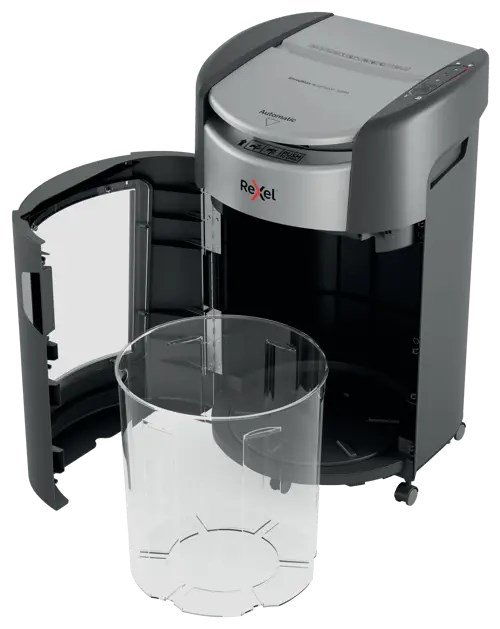 Rexel ShredMax AutoFeed+ 300M papirmakulator, P5, 300 ark, 25 l affaldsbeholder #8