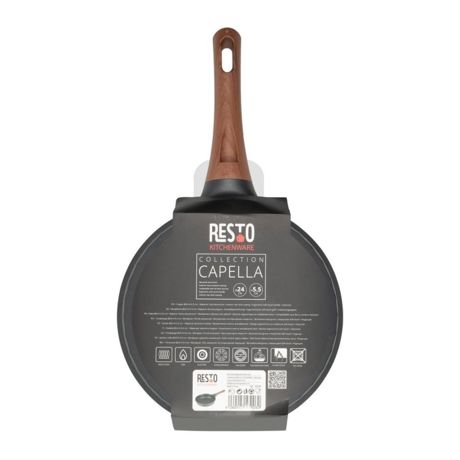 Resto Kitchenware Capella Gryde til alle forml Rund #22