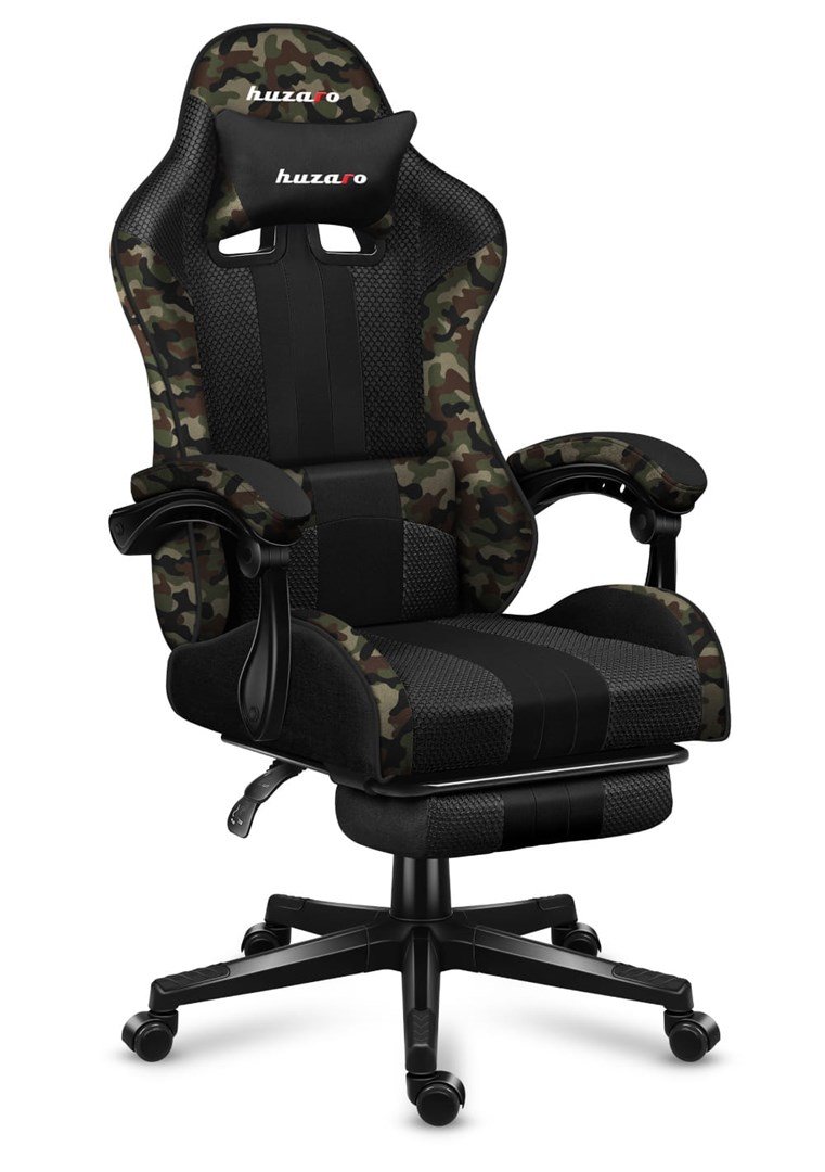 HUZARO FORCE 4.7 CAMO MESH GAMING STOL #1