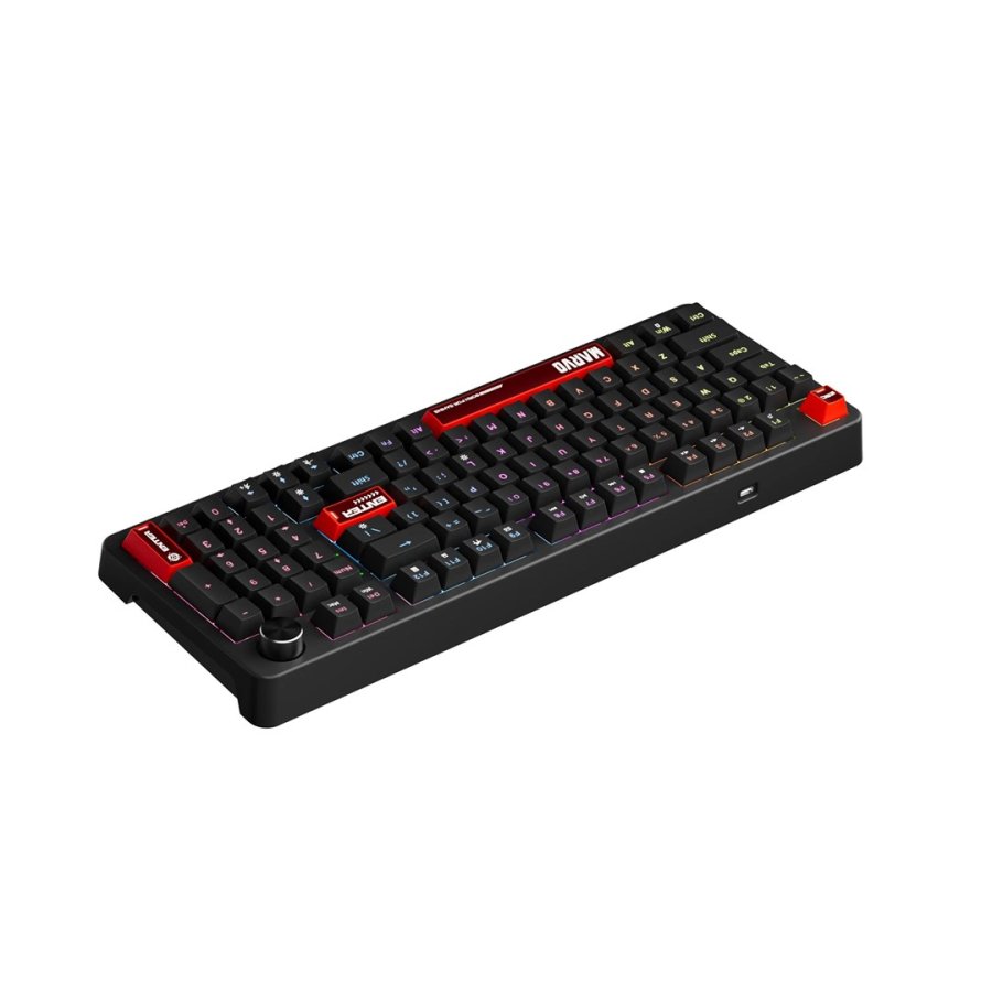 Marvo Klawiatura mechaniczna Arma 98 tastatur Spil QWERTY UK international Sort #2