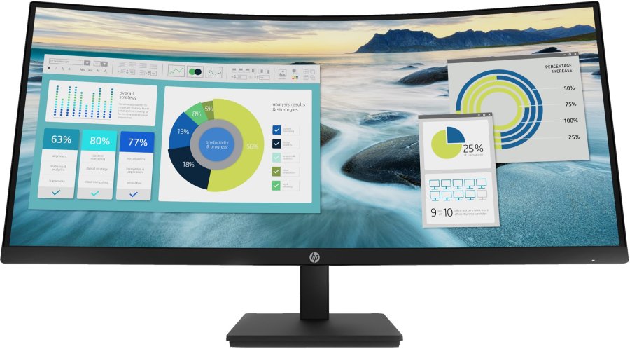 HP P34hc G4 WQHD USB-C Curved Monitor #1