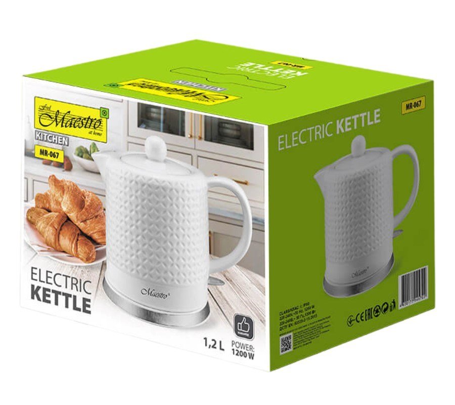 Feel-Maestro MR067 elkedel 1,2 L Hvid 1200 W #3