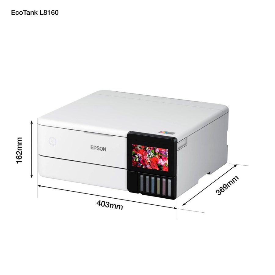 Epson EcoTank L8160 Inkjet A4 5760 x 1440 dpi 32 sider pr. minut Wi-Fi #11