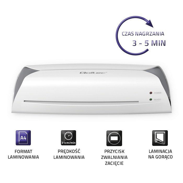Qoltec 50327 Laminator LMR-0327 | A4 #5